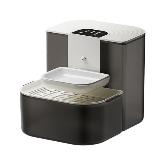 4,5 л Беспроводной фонтан для воды для кошек Без фильтра Разделение сточных вод Умная поилка для домашних животных Перезаряжаемый Автоматический диспенсер воды для комнатных кошек Маленьких собак