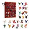 Party Supplies for Holidays Christmas Advent Calendar 2026, 24 Days Countdown with Acrylic Hanging Ornaments, Collectible Gifts Holiday Home
