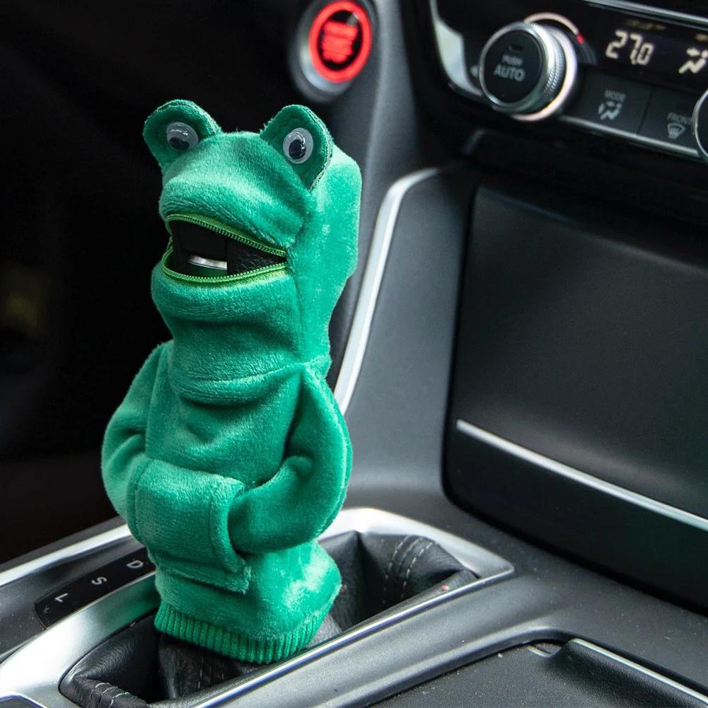 Толстовка с капюшоном автомобильный чехол для рычага переключения передач модный рычаг переключения передач милый мультяшный рычаг переключения передач декоративный чехол для толстовки автомобильный интерьер