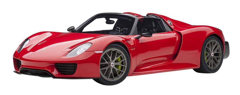 AUTOart Масштаб 1/12 Porsche 918 Spyder Пакет Weissach Красный Готовое изделие