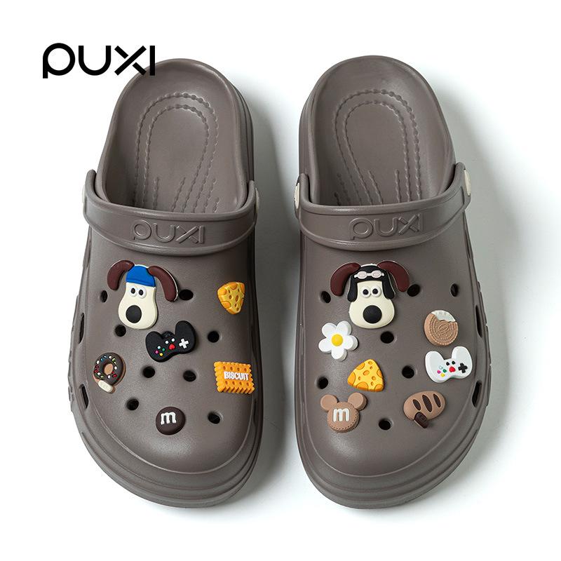 Мужские летние закрытые шлепанцы из ЭВА с нескользящей толстой подошвой