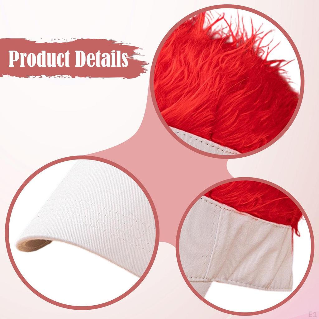 Baseball Cap Gift Visor Hat with Fake Hair for Sports Hiking Party Costume