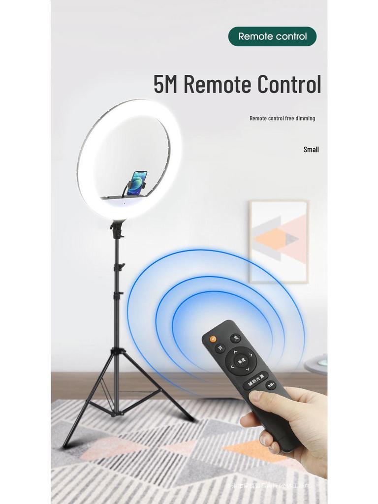 2025 Стойка-кольцо для прямой трансляции и бьюти-селфи - 22-дюймовый держатель для мобильного телефона для инфлюенсеров