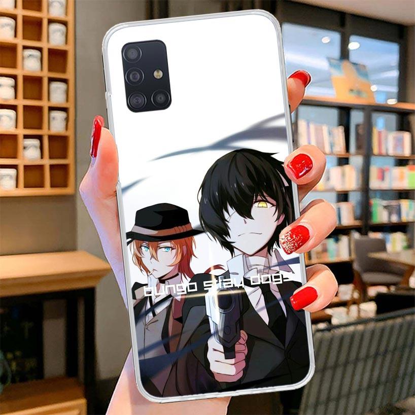 Чехол для телефона Bungo Stray Dogs Double Black Cover для Samsung Galaxy A12 A22 A32 A52 A72 A02S Чехол для телефона Note 20 Ultra 10 S10 Plus