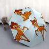Disney Bambi,SkinnyDip Automatic Opening and Closing Umbrella - Suitable for all occasion and business umbrella, unisex portable tri-fold sm