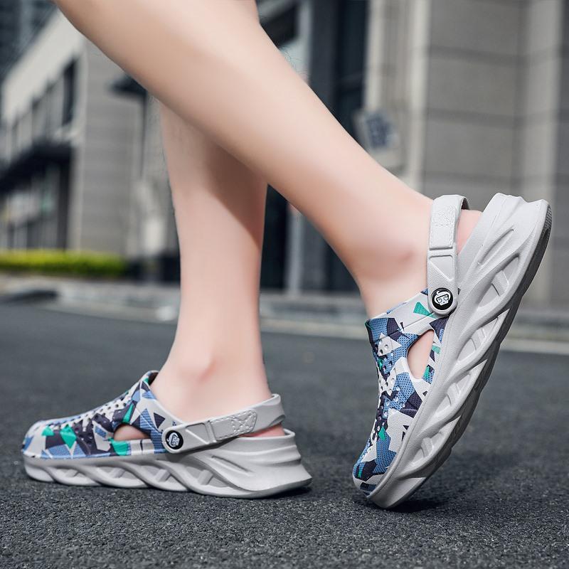 Сандалии мужские летние повседневные пляжные туфли сабо полутапочки