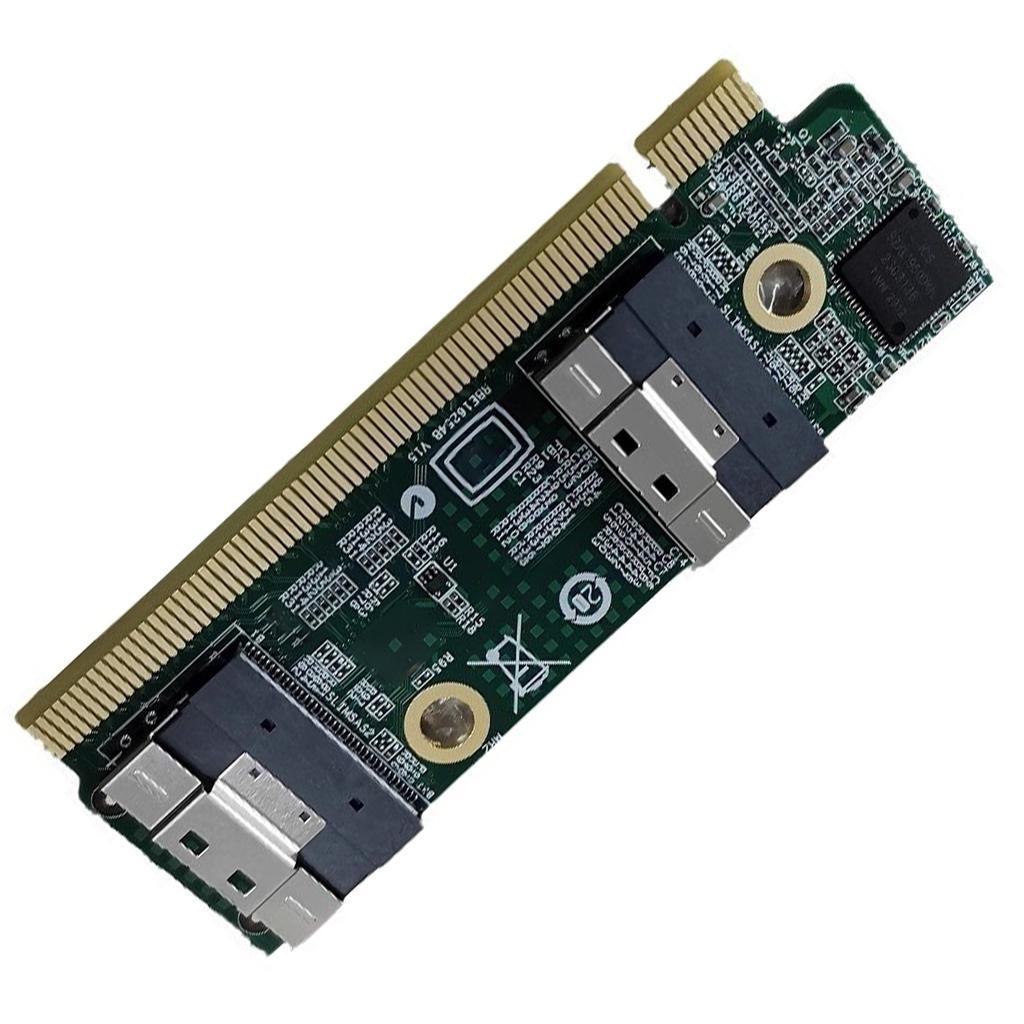 Высокоскоростные внешние карты расширения SFF-8654 для PCIe 4.0 x16 x8 Адаптеры SFF-8654 Адаптеры Компьютерная карта для сервера 1U