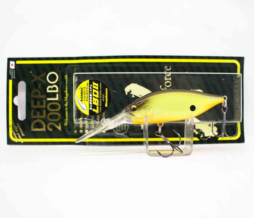 Megabass Deep X 200 LBO 70 мм 1/2 унции Плавающая приманка Таблица поклевок OB (6883)