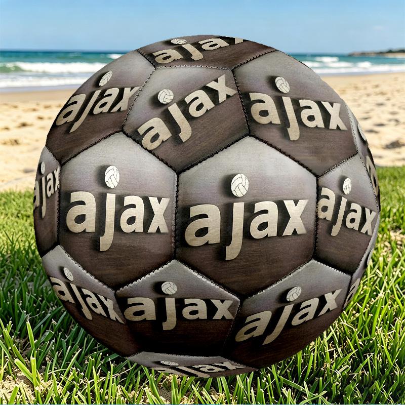 Ajax Print Size 5 Soccer Ball, PU Wear Resistant Football for Match Training and Daily Practice, Birthday Gift for Soccer Fans