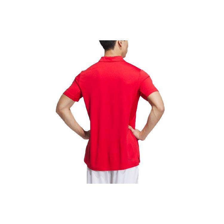 Adidas Мужские теннисные поло Heat.Rdy красные IV7582