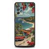 Чехол для телефона Samsung A15 A13 A51 A71 A41 A03S A05 A35 A55 A23 A25 A33 A53 A73 5G Летний пляж на закате на море