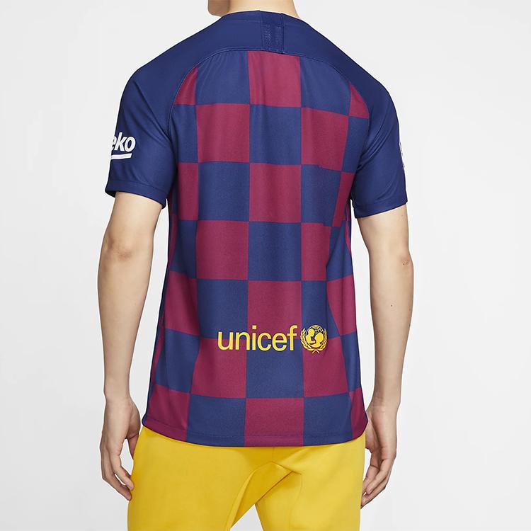 Nike FC Barcelona Vapor Match Home Shirt 2019/20 Season Men Tops Red Blue AJ5532-456