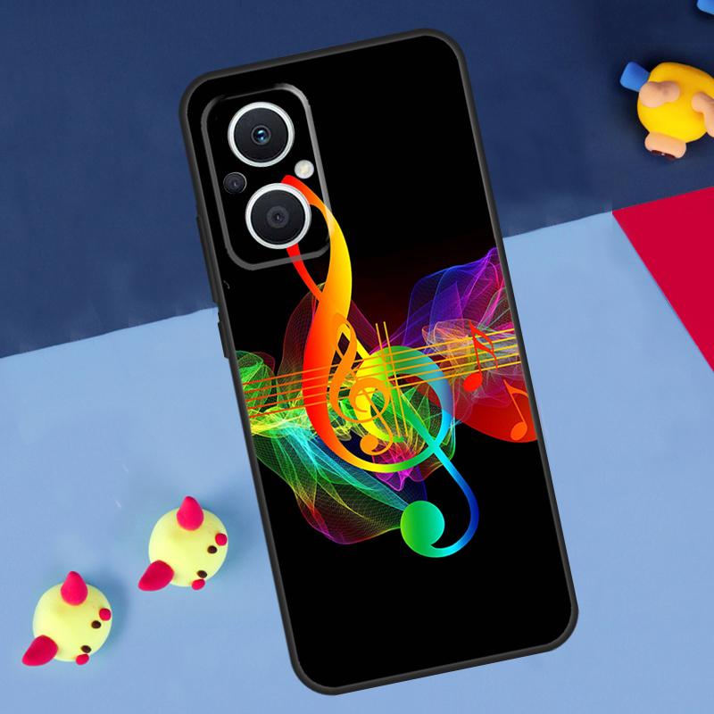 Музыкальные ноты Скрипка Классическая музыка Для OPPO Reno 12F 13F 14F 11F 10 11 12 13 14 Pro 8T 7 8 Lite OPPO Find X9 X8 X6 X5 Pro Чехол