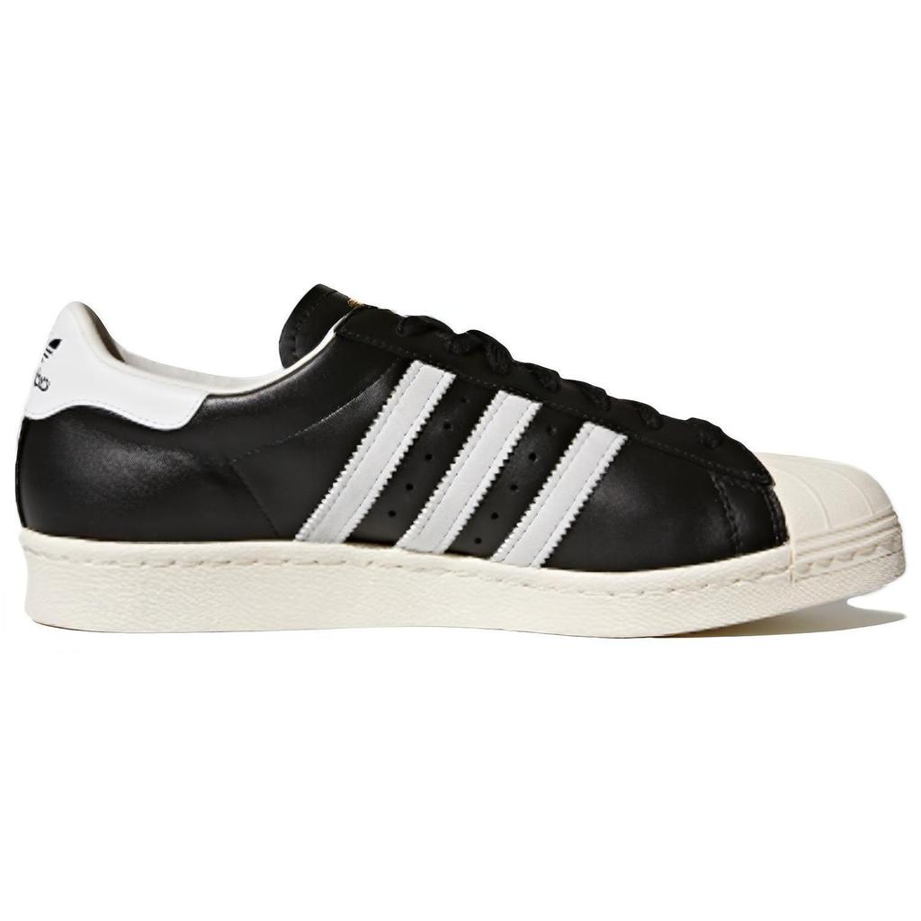 adidas Superstar 80s 'Черный' (унисекс) Черные / Белые / Меловые Скейтбордические Кроссовки G61069