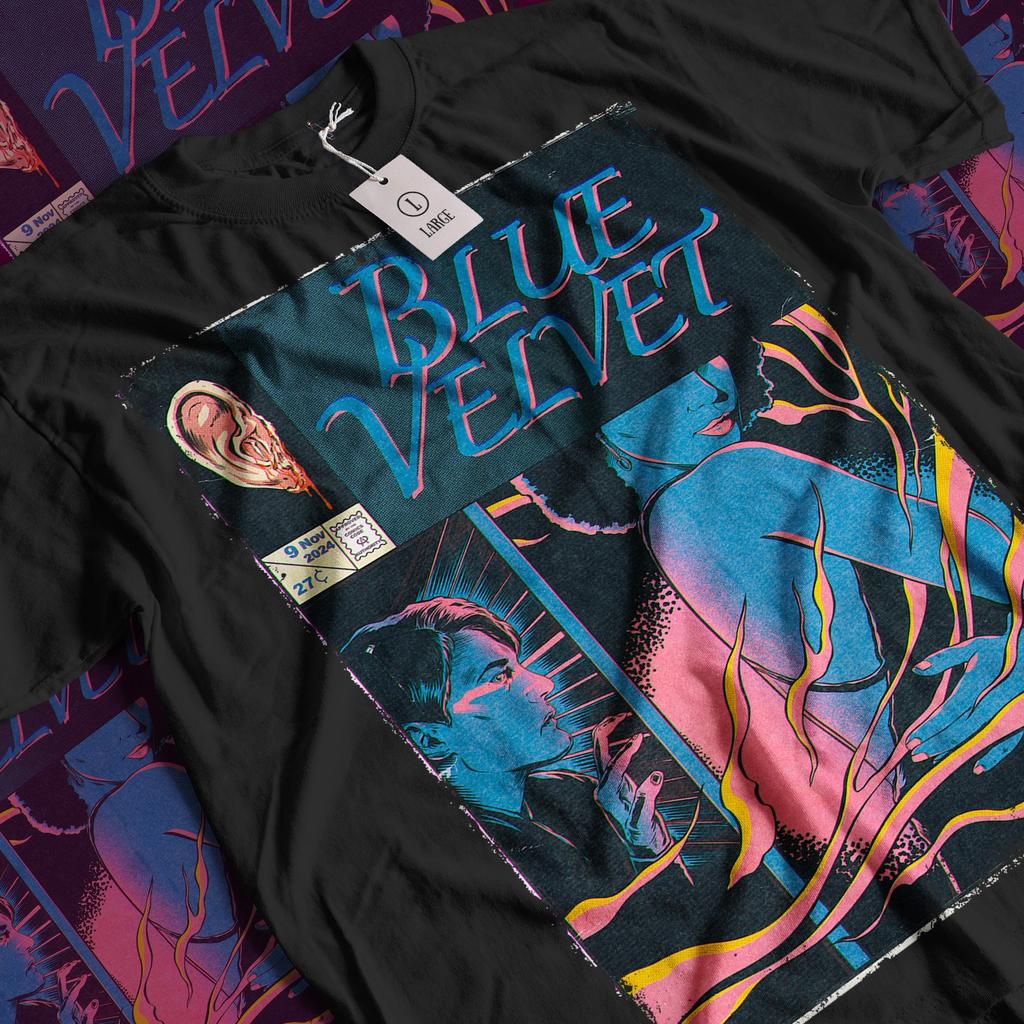 Blue Velvet Movie T-Shirt and kids tshirt: Crime Film Graphic Tee
