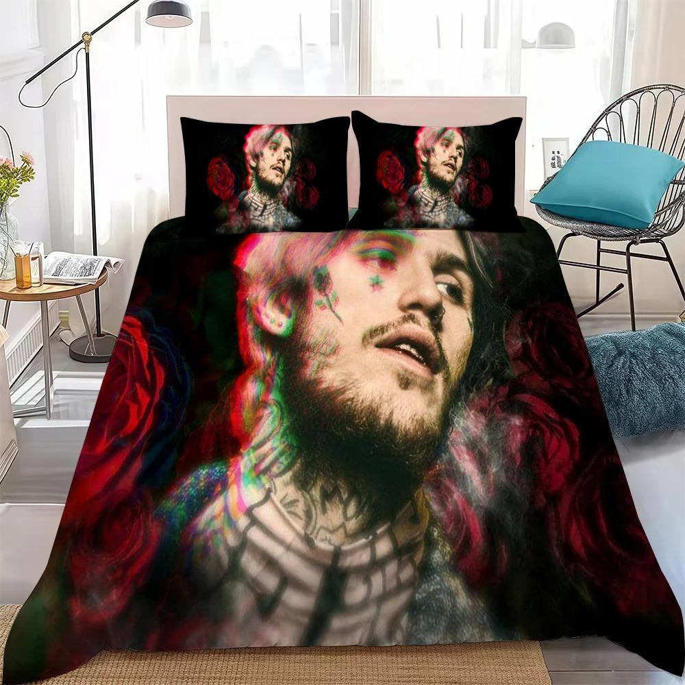 3D Print L-Lil P-Peep Bedding Set Soft Comforter Cover With 1/2pcs Pillow Shams For Kids Adults Duvet Cover Microfiber