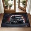 man truck Design Crystal Velvet Rug Soft Decorative Mat for Bedroom Entrance