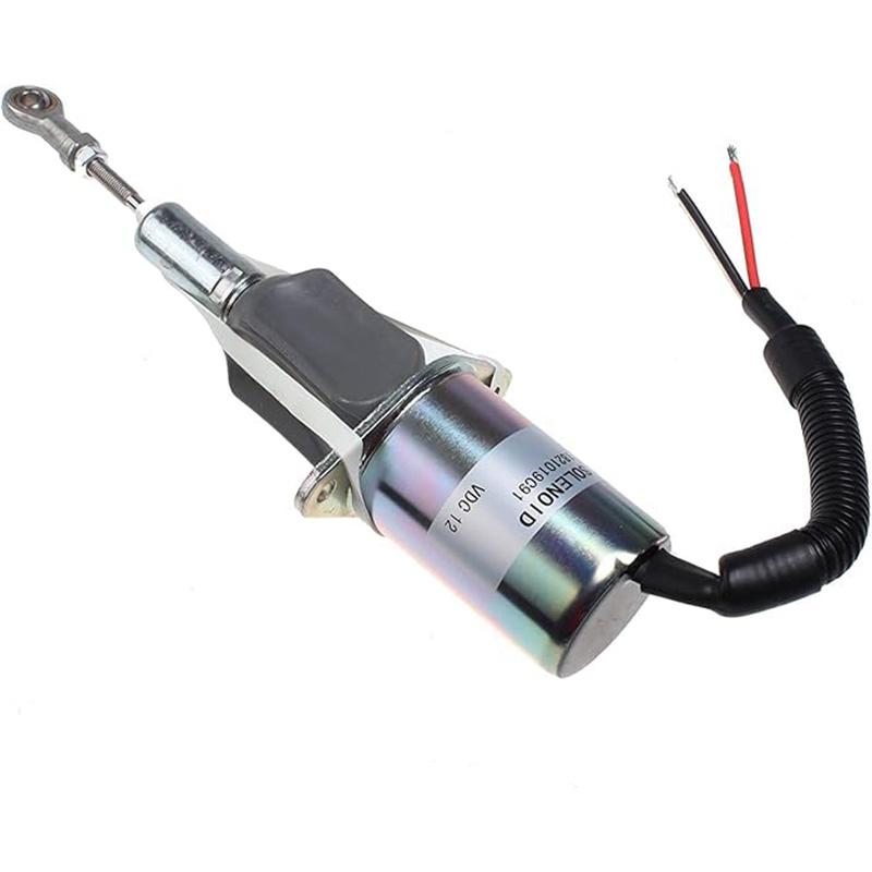 1821019C91 Fuel Shut off Solenoid 12V for Navistar Engine Fuel Injection Control Shut Down Solenoid Valve Assembly