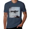 Skillet vital signs Tshirt summer tops Short sleeve tee oversized t shirt men