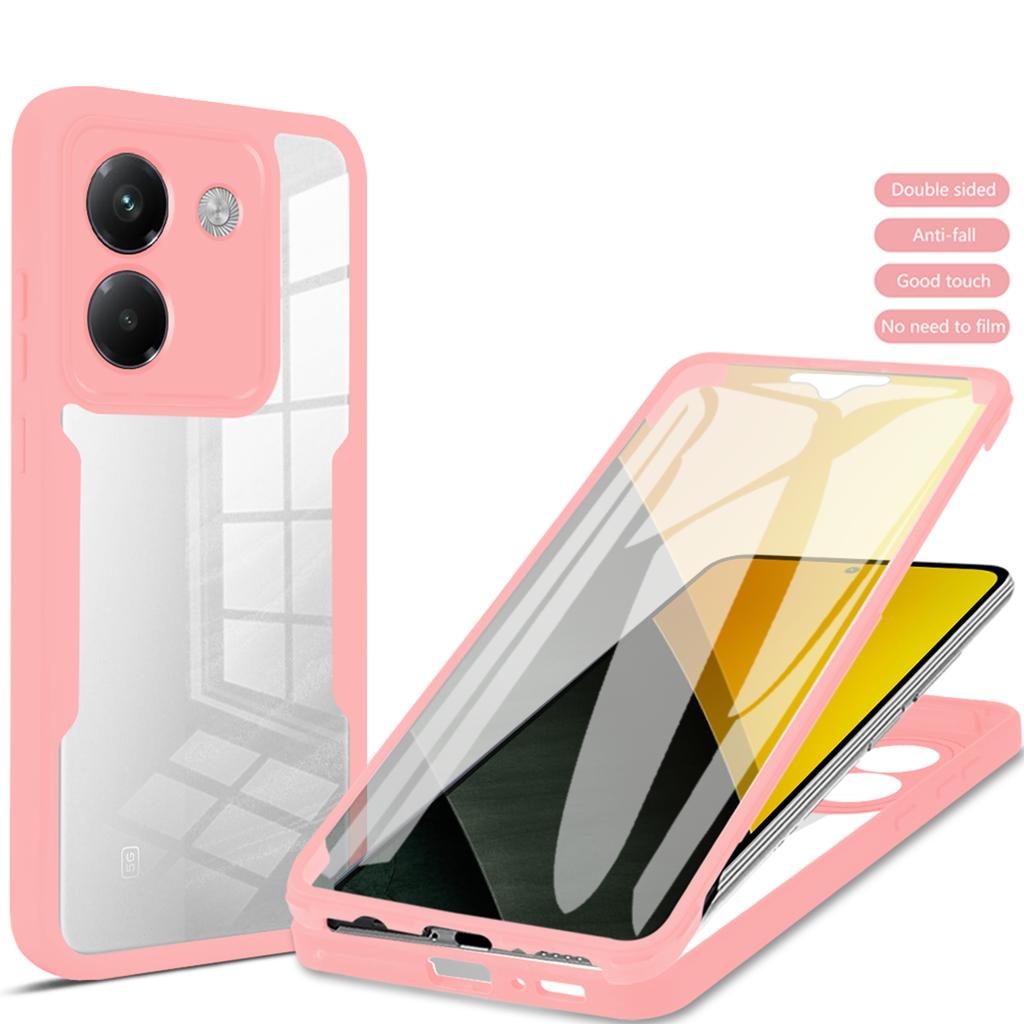 Для Xiaomi Poco C65 Чехол Poco C65 Чехол для телефона Чехол для защиты всего корпуса Защитный 360 Двусторонний чехол Funda Coque Capa