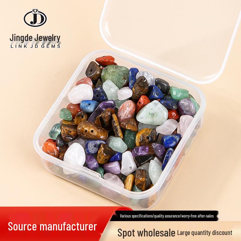 Цзинде Смешанные Кристаллы и Нефритовая Крошка для Изготовления Ювелирных Изделий - Аксессуары для Бисероплетения DIY