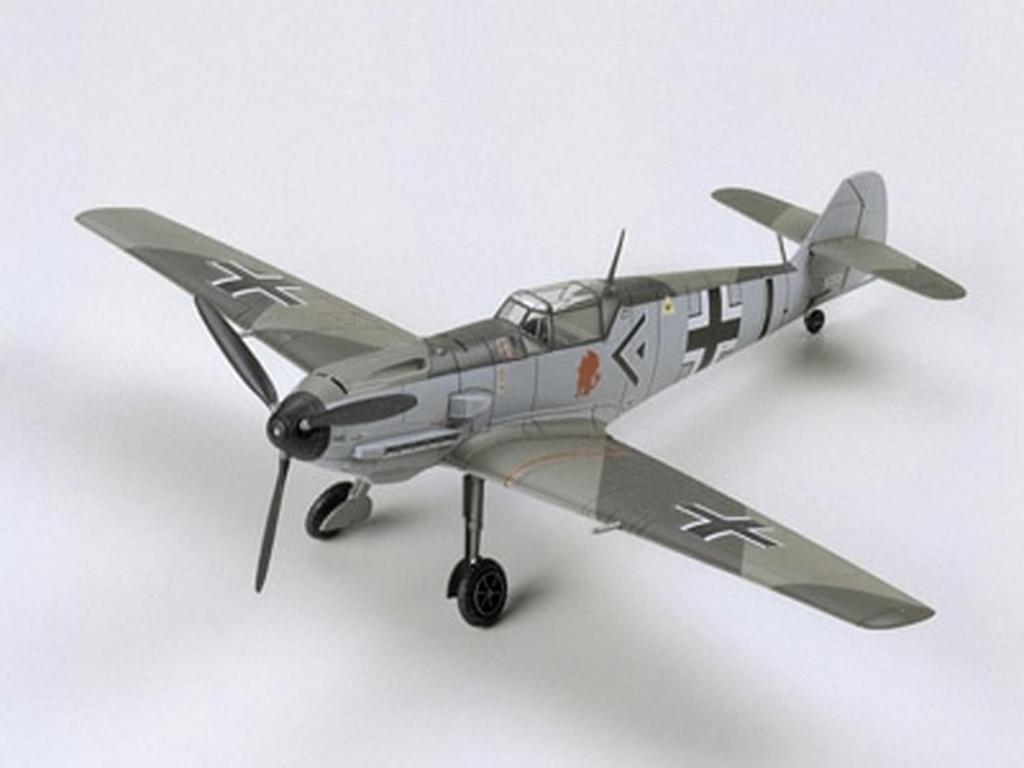 Tamiya 1/72 Коллекция военных самолетов №. 50 Немецкие ВВС Мессершмитт Bf109E-3 Пластиковая модель 60750