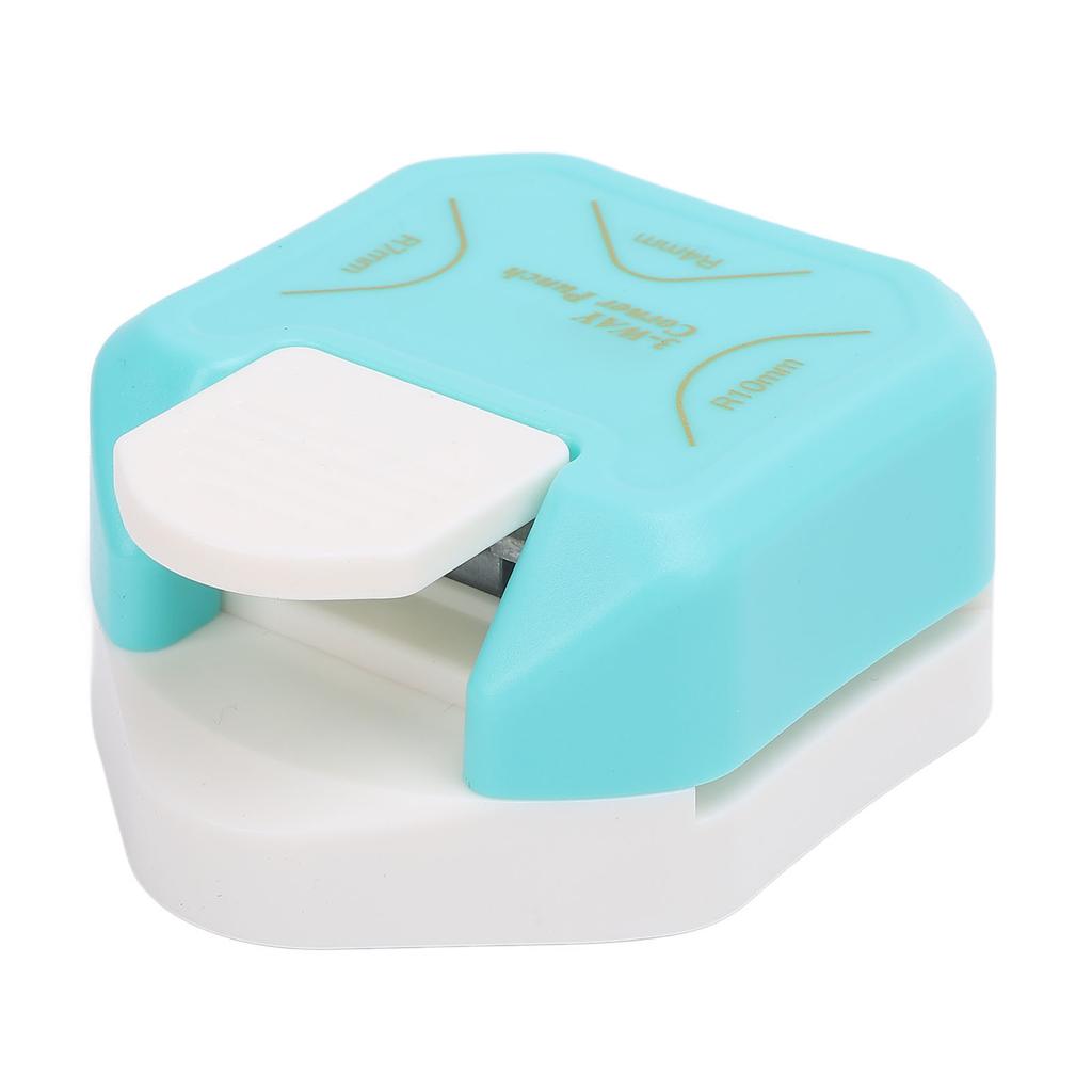 Синий Закруглитель углов бумаги с круглыми углами R4мм R7мм R10мм Дырокол для закругления углов бумаги для карточек фото