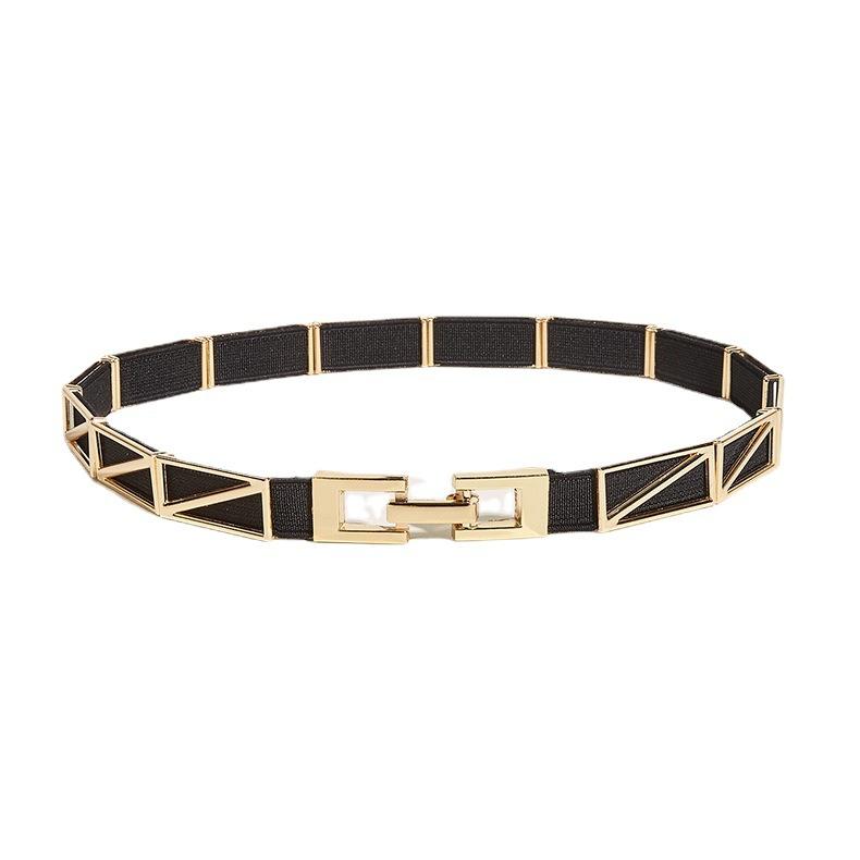 Эластичный пояс для пальто, аксессуары, декоративный пояс для костюма, женский, осенне-зимний, летний, черный.