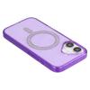 For iPhone 16 Case Compatible with MagSafe 2.0mm PC + TPU Glitter Phone Cover - Purple