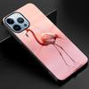 Чехол с изображением фламинго для iPhone 14 13 11 12 Pro Max Mini Xs Xr X 7 8 6s Plus Se 2022, чехол из закаленного стекла, чехол, чехол