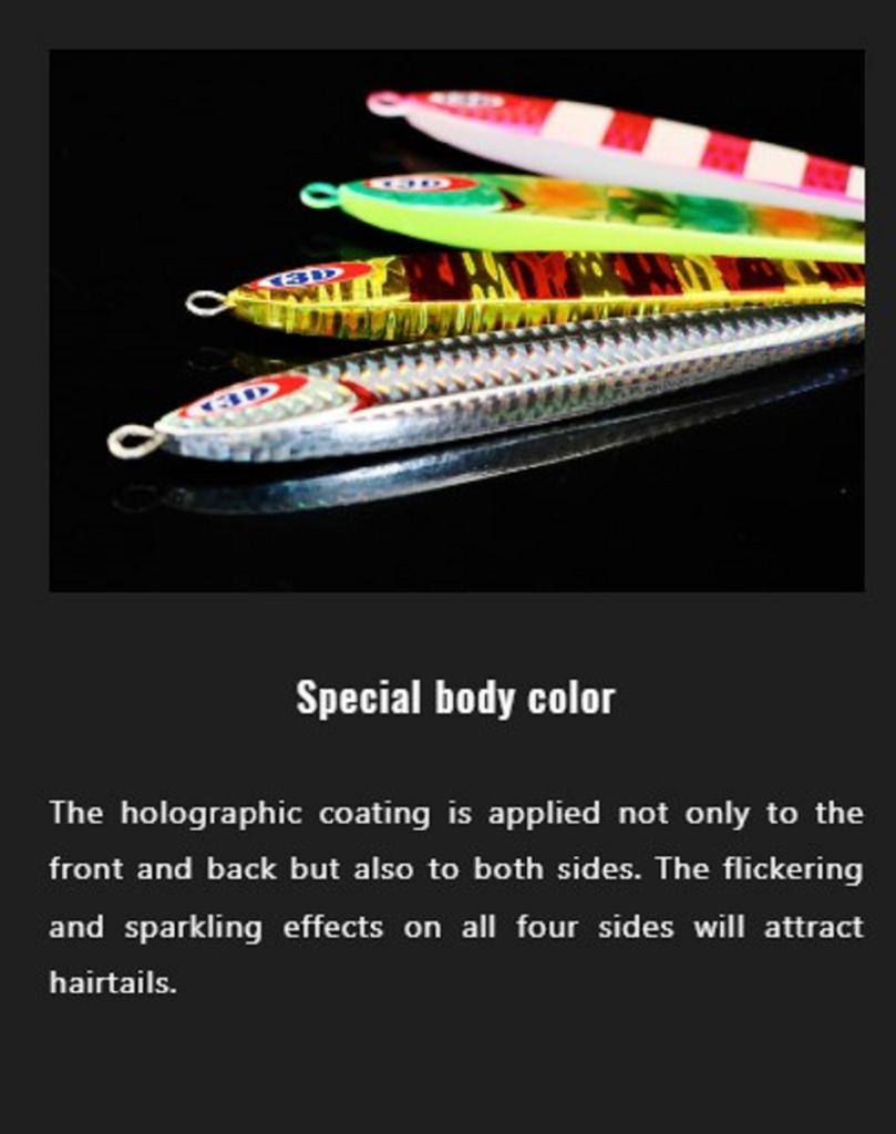 Jackall Metal Jig Anchovy Type 0 Flush Fall 80g Chart Glow Stripe (7493)