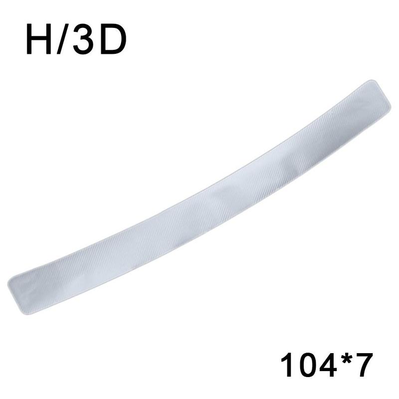 Универсальная наклейка на задний бампер из углеродного волокна, наклейка на багажник автомобиля, защитная пленка для педалей, противоударная накладка на задний багажник, полоска с защитой от царапин G