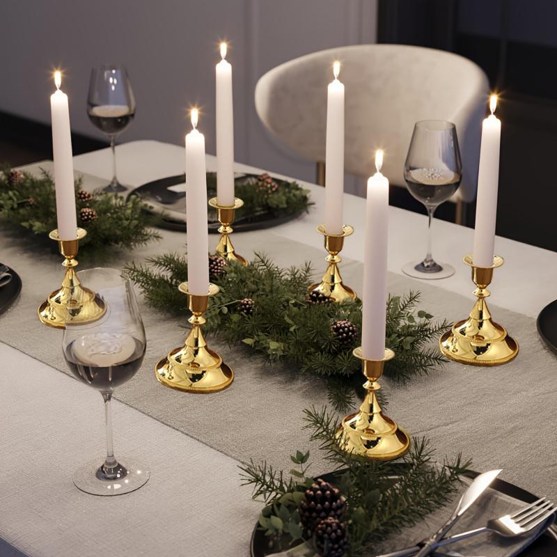 Железное искусство DIY Декоративные изделия ручной работы Подсвечник для гостиной Украшения для рабочего стола Атмосфера Уникальный металлический домашний декор для вечеринки