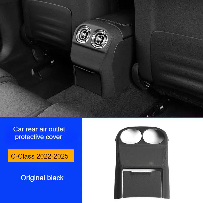 For Mercedes Benz GLC 2023 Car Center Panel Cover C-Class W206 C260 C200 C300 2022-2025 Car Rear Air Vent Protection Cover