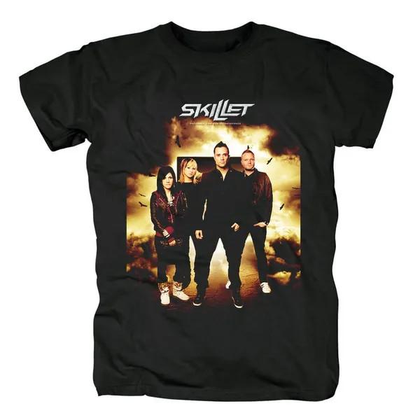Skillet Band Members In Concert Short Sleeve T Shirt All Size For Men AG486