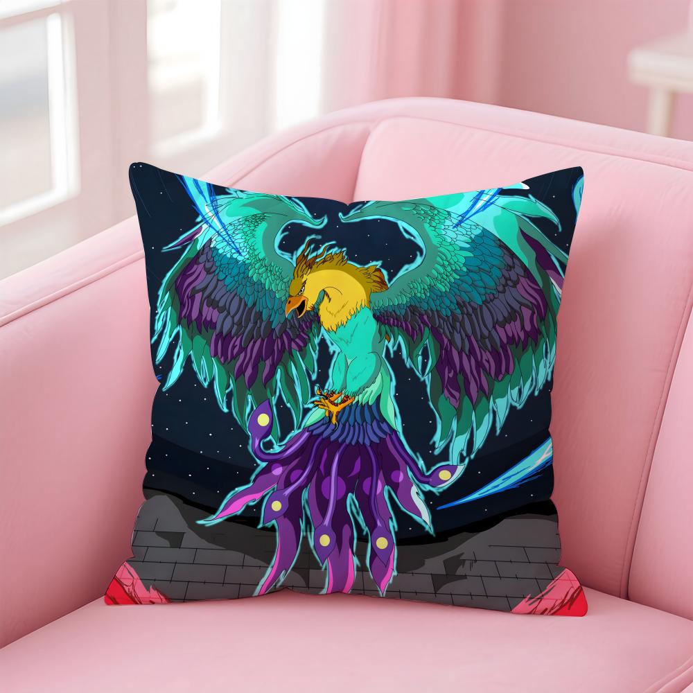 Popular Game VVampire SurvivorsS Cushion Cover Pillowcase Short Plush Invisible zipper Room Sofa Cushion Cover