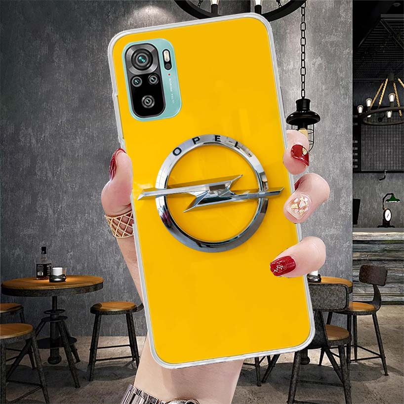 Мягкий чехол для телефона Opel Logo для Xiaomi Redmi Note 15 14 14S 13 12 Pro Plus 12S 11 11S 11E 10 10S 11T 5G Fundas Coque Redmi Not