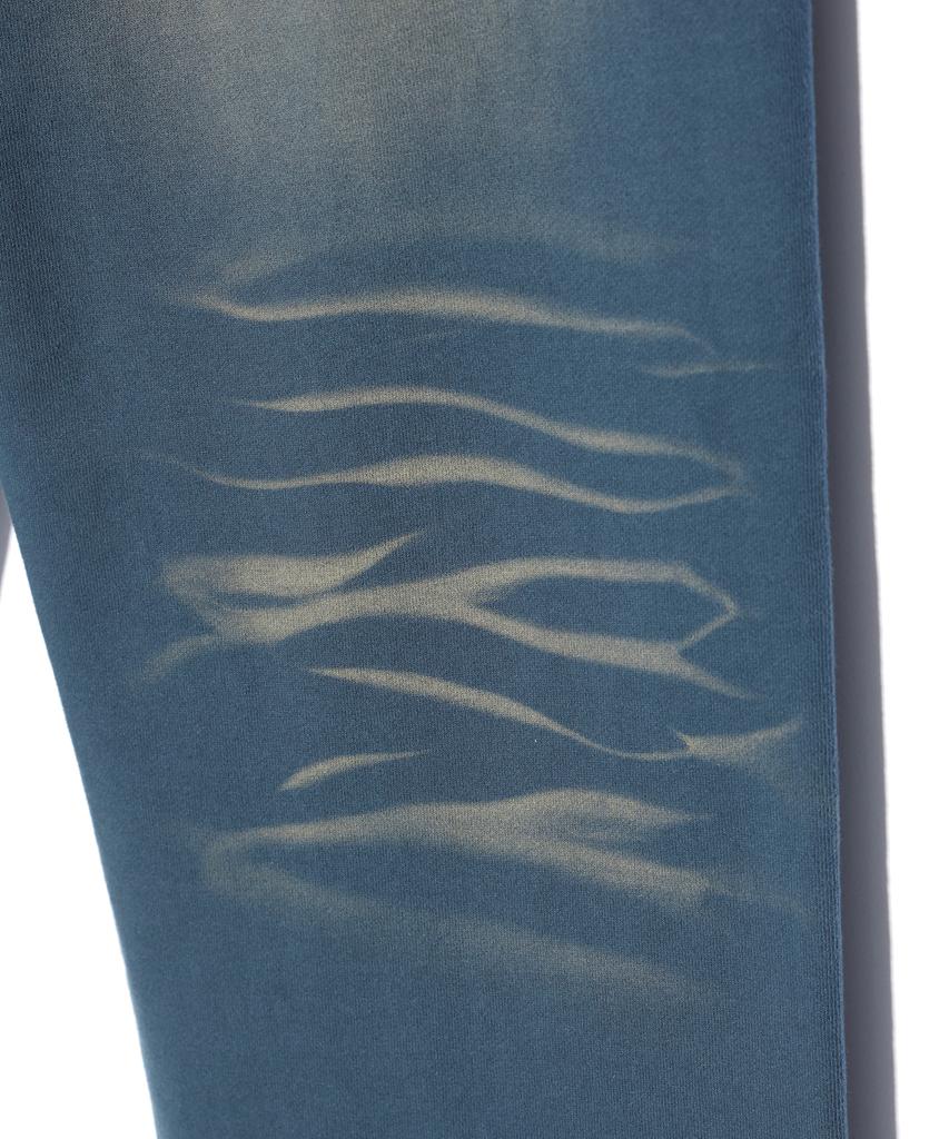CRITIC Spray Dyeing Set Up Sweatpants Blue