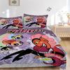 3pcs Epic Battle of Good vs Evil Policewoman Quilt Cover Set - Soft & Comfortable Polyester Fabric, All-Season Breathable Comforter Set For 1 Qui