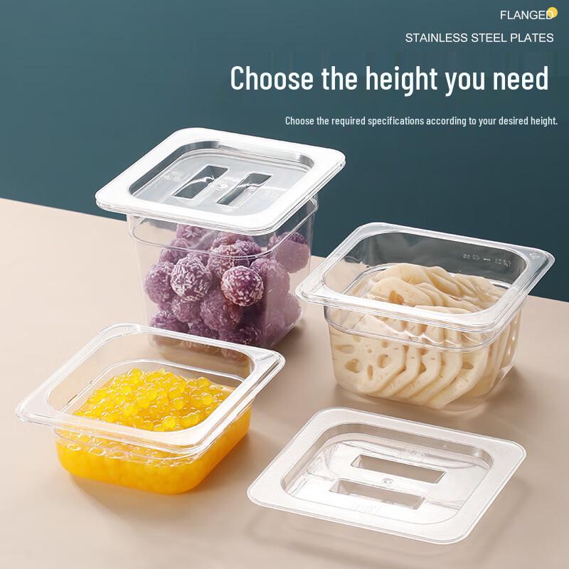 Maidekai Commercial 1/9 Acrylic Food Pan Lid