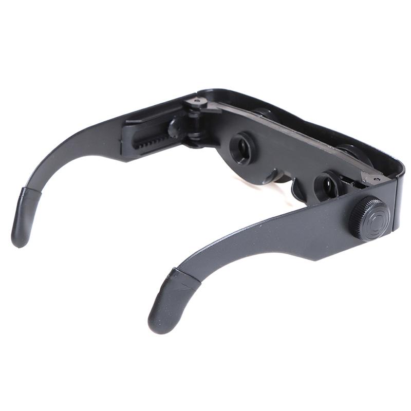 Portable Glasses Style Telescope Magnifier Binoculars For Fishing Hiking Concert