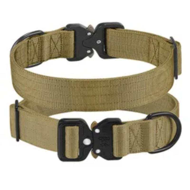 OEM Large Adjustable Dog Collar K9 Tactical Combat Pet Collar Washable Nylon Collar for Small Medium Large Dogs,Dog Accessories