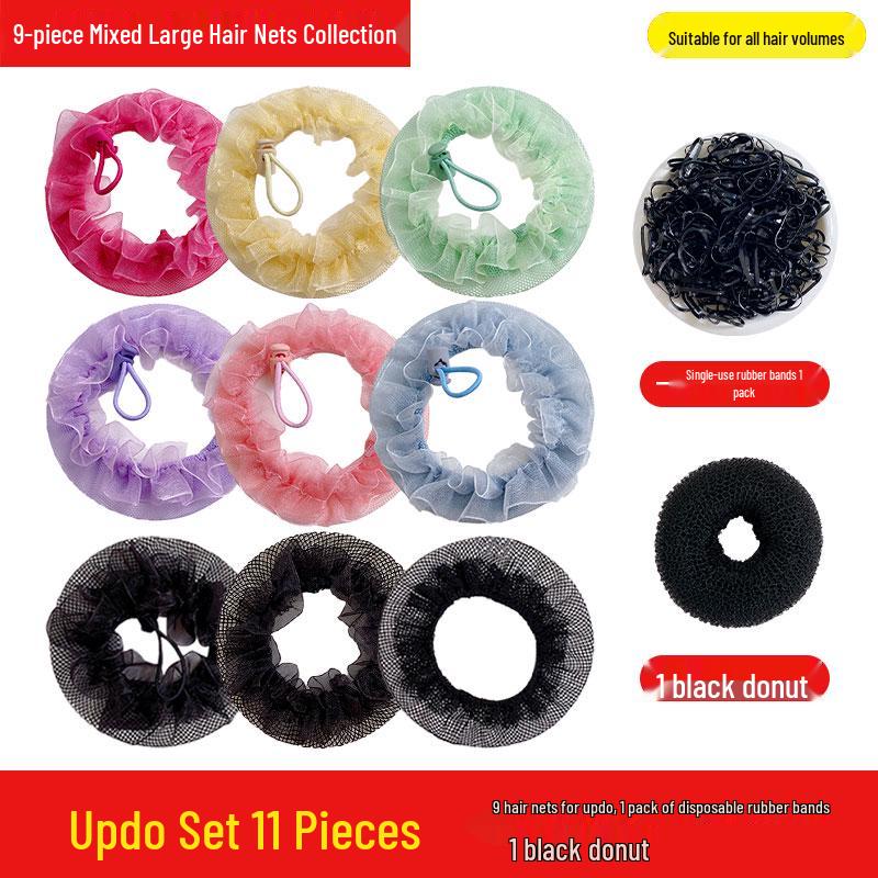 Детская сетка-снуд для волос для танцев по уровням - Аксессуар для пучка для девочки
