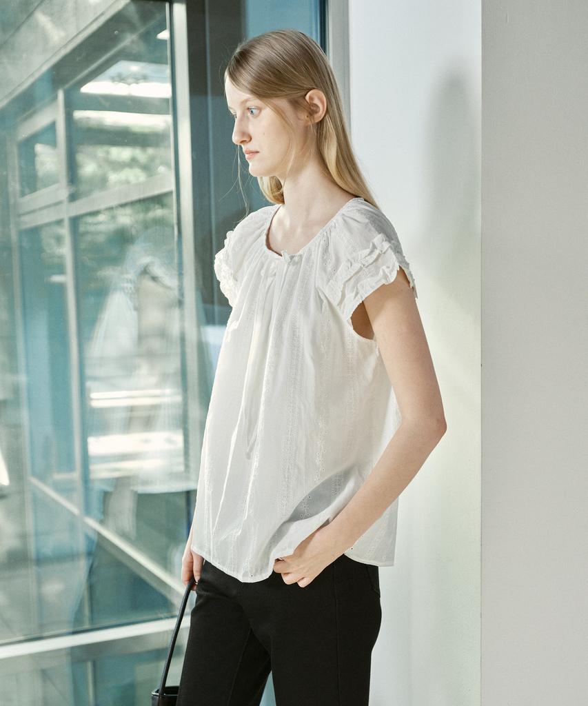 JUCYJUDY Flare Lace Blouse J1Bl329J