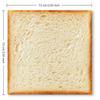 50 Sheets Bread Sticky Notes Removable Adhesive Food Theme Memo Pads Toast Sticky Notes  Office Use