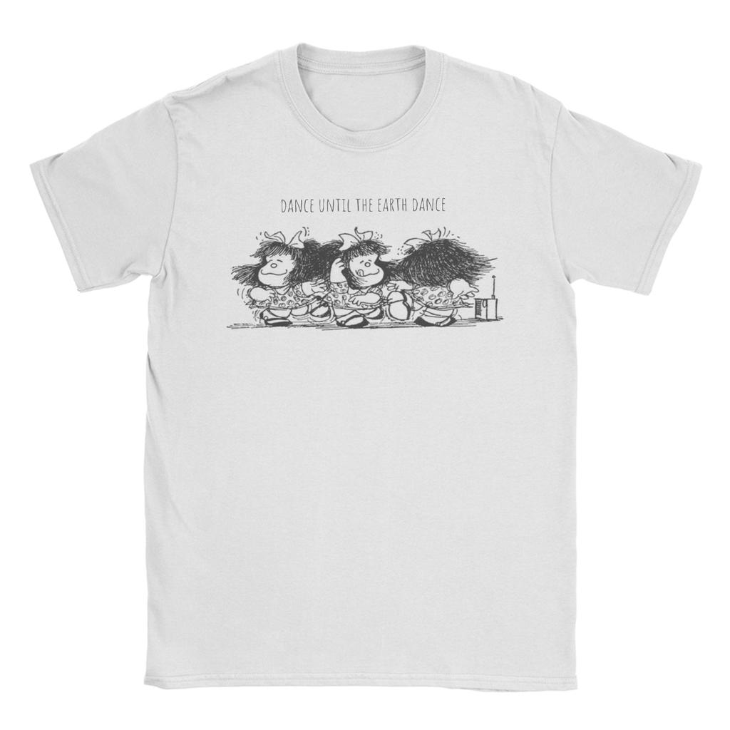 Casual Mafalda Protesting Tshirts Unisex Unisexs O Neck 100 Cotton T Shirts Short Sleeve Tees Gift Idea Tops