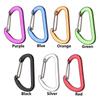 Buckle Hook Aluminum Alloy Climbing Snap Clip Outdoor Camping Keyring D-Ring Keychain Carabiner
