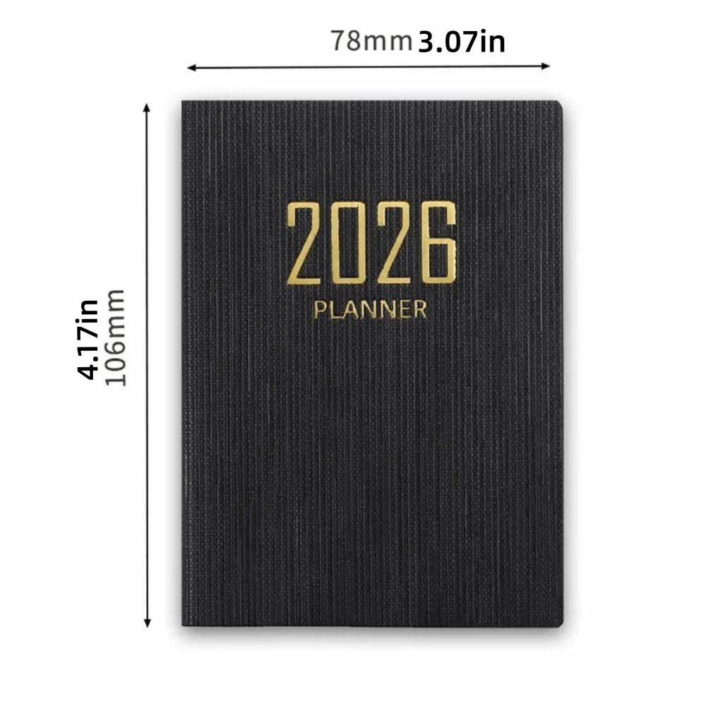 Mini Portable Weekly Planner 64 Sheets 128 Page Pocket Diary Journal A7 Planner Book  Office Use