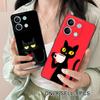Милый Кофе-Кот Матовый ТПУ Чехол для Мобильного Телефона для Xiaomi Redmi 15 14 13 12 A5 3 2 1 C Plus 4G 5G Цветная Печать