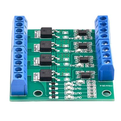 4-полосная плата усилителя PLC, плата драйвера, 4-канальные MOSFET-переключатели с импульсным триггером, контроллер для двигателя, светодиодной подсветки